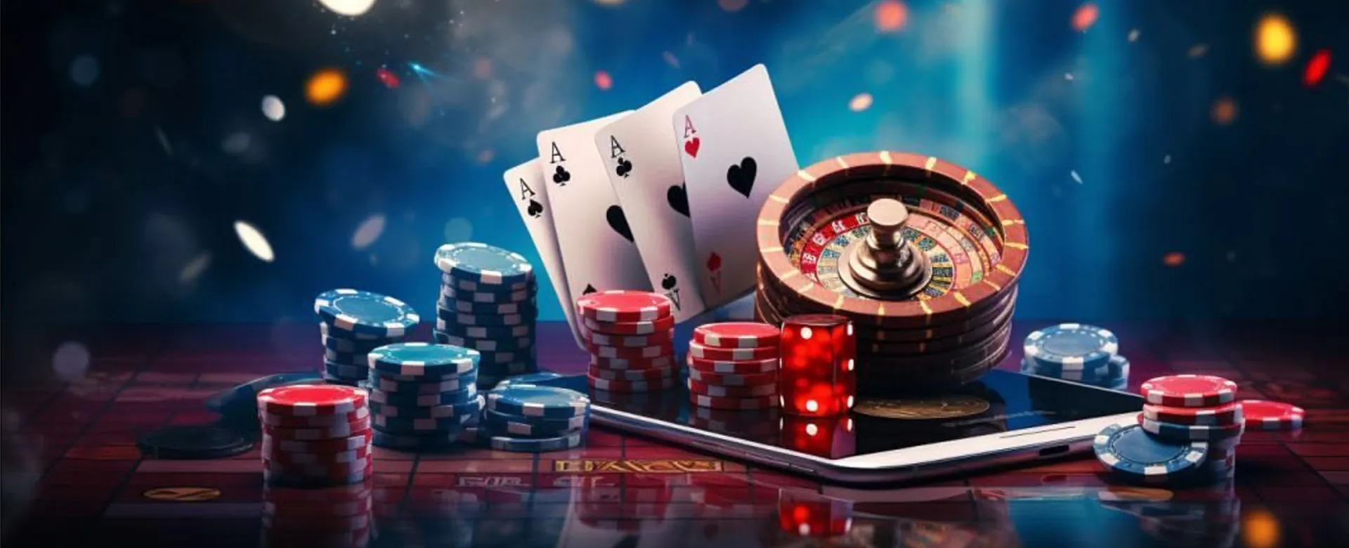 Luxurious Slots 777 casino floor with golden light